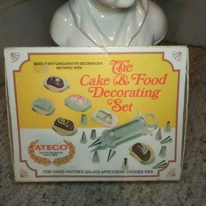 Vintage Ateco Mid-Century The Cake & Food Decorating Set